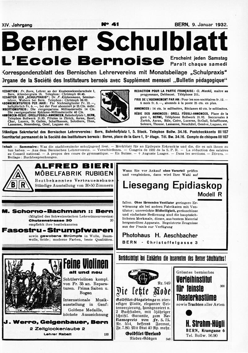 Buchumschlag - Heft 41