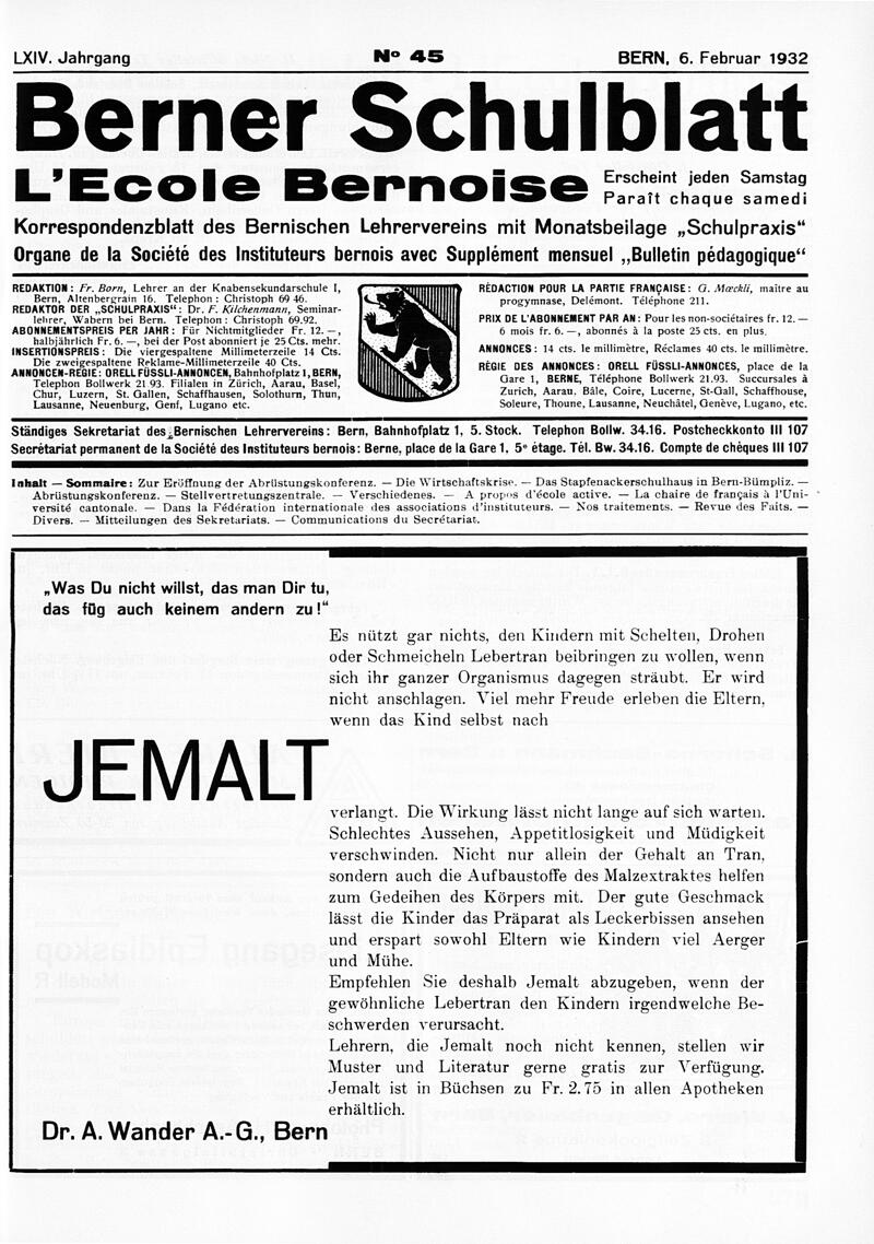 Buchumschlag - Heft 45