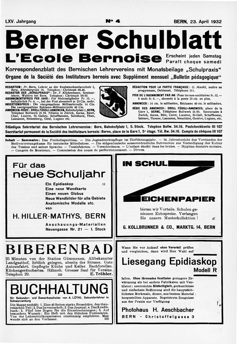 Buchumschlag - Heft 4