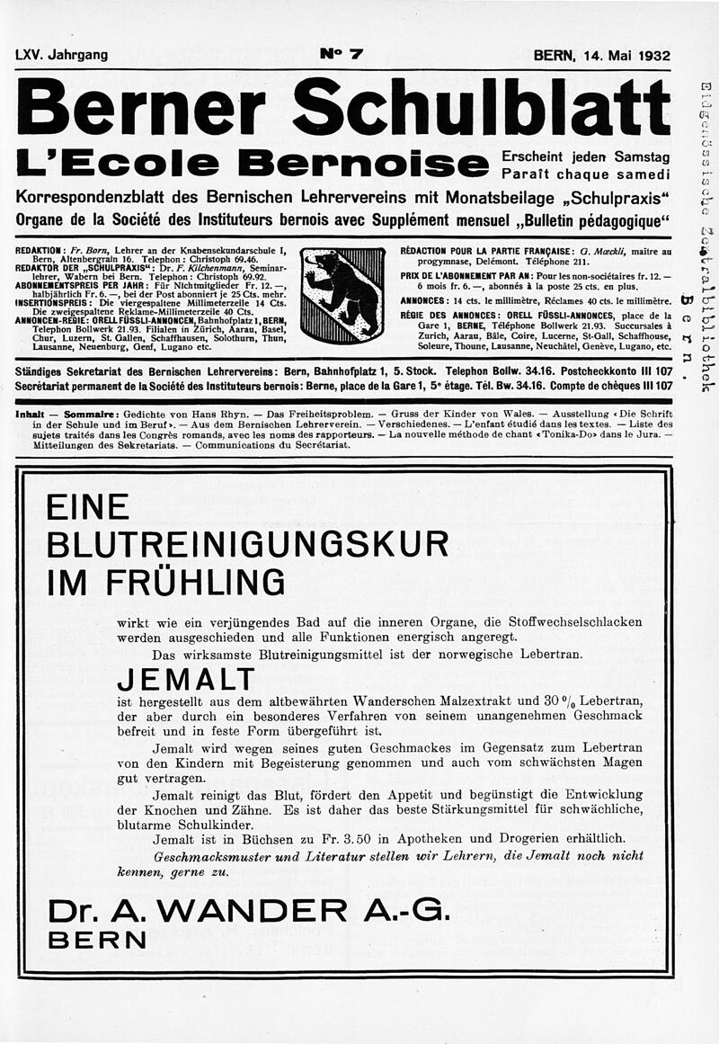 Buchumschlag - Heft 7