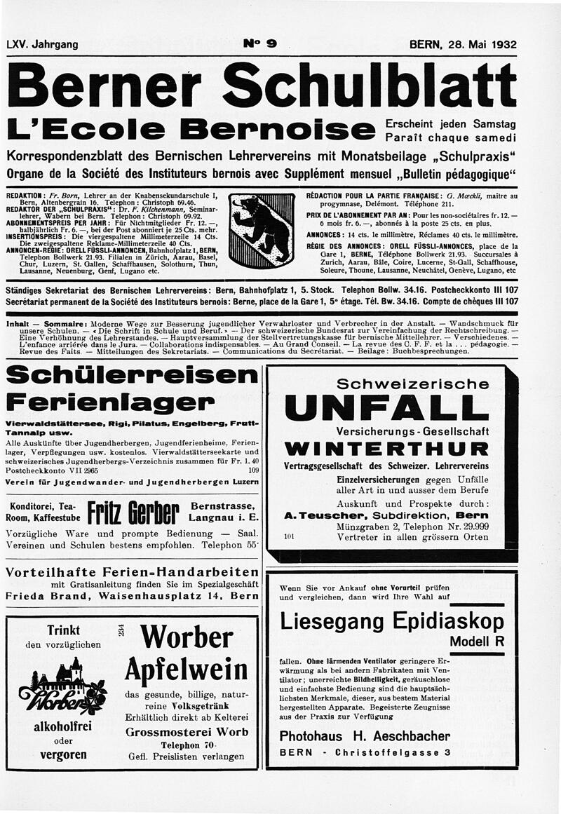 Buchumschlag - Heft 9