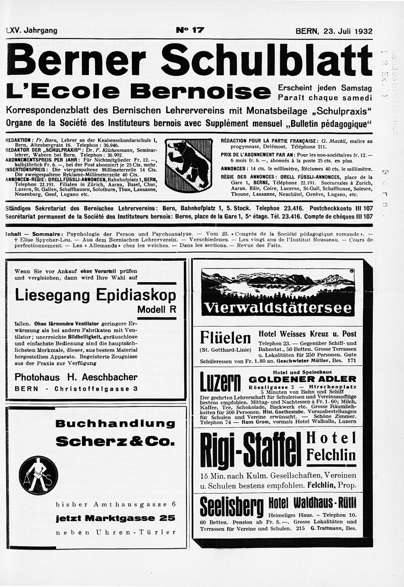 Buchumschlag - Heft 17