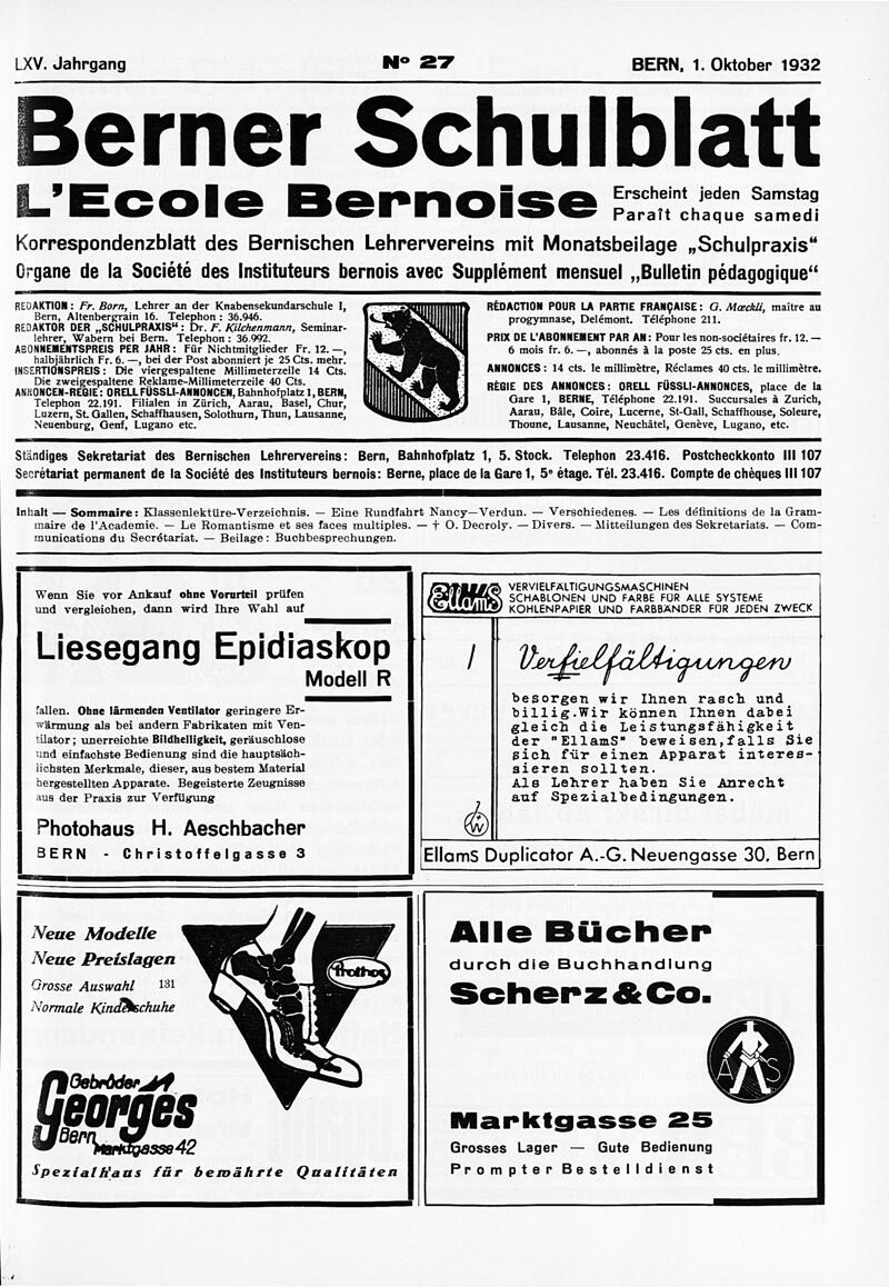 Buchumschlag - Heft 27