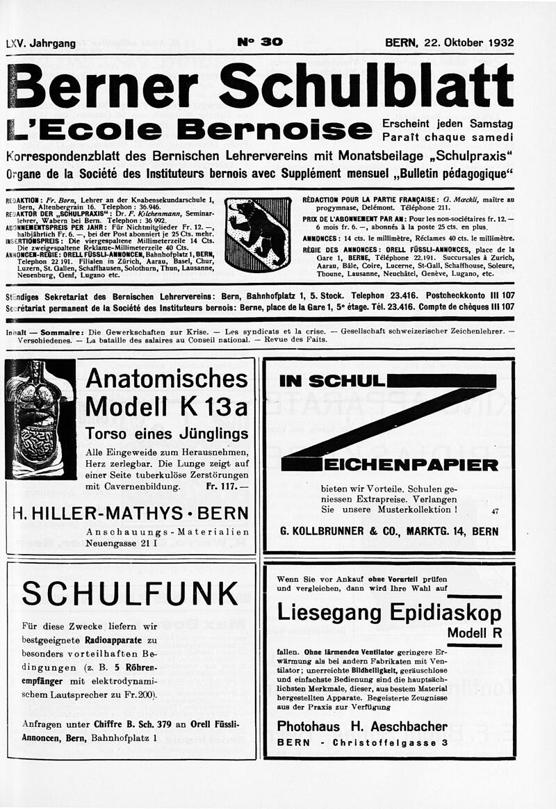 Buchumschlag - Heft 30