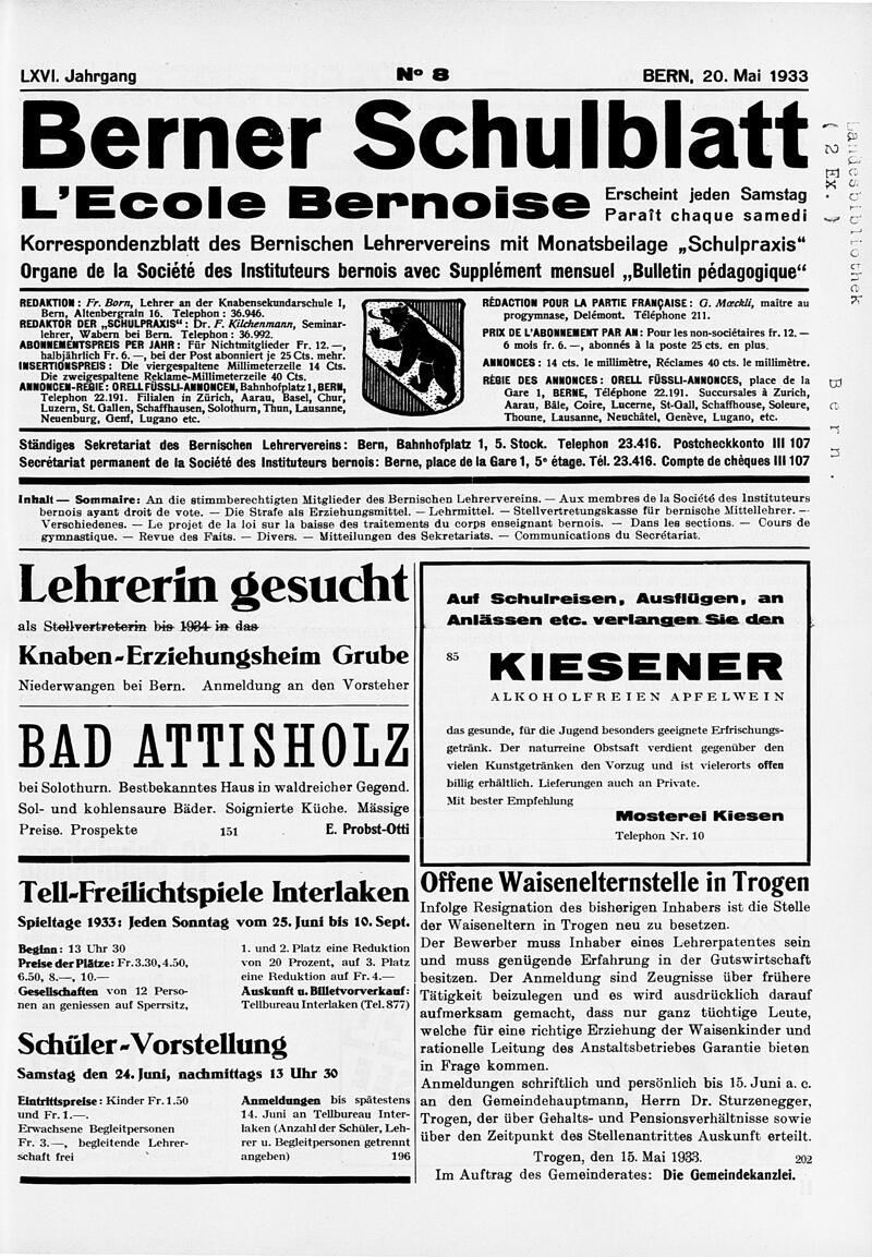 Buchumschlag - Heft 8