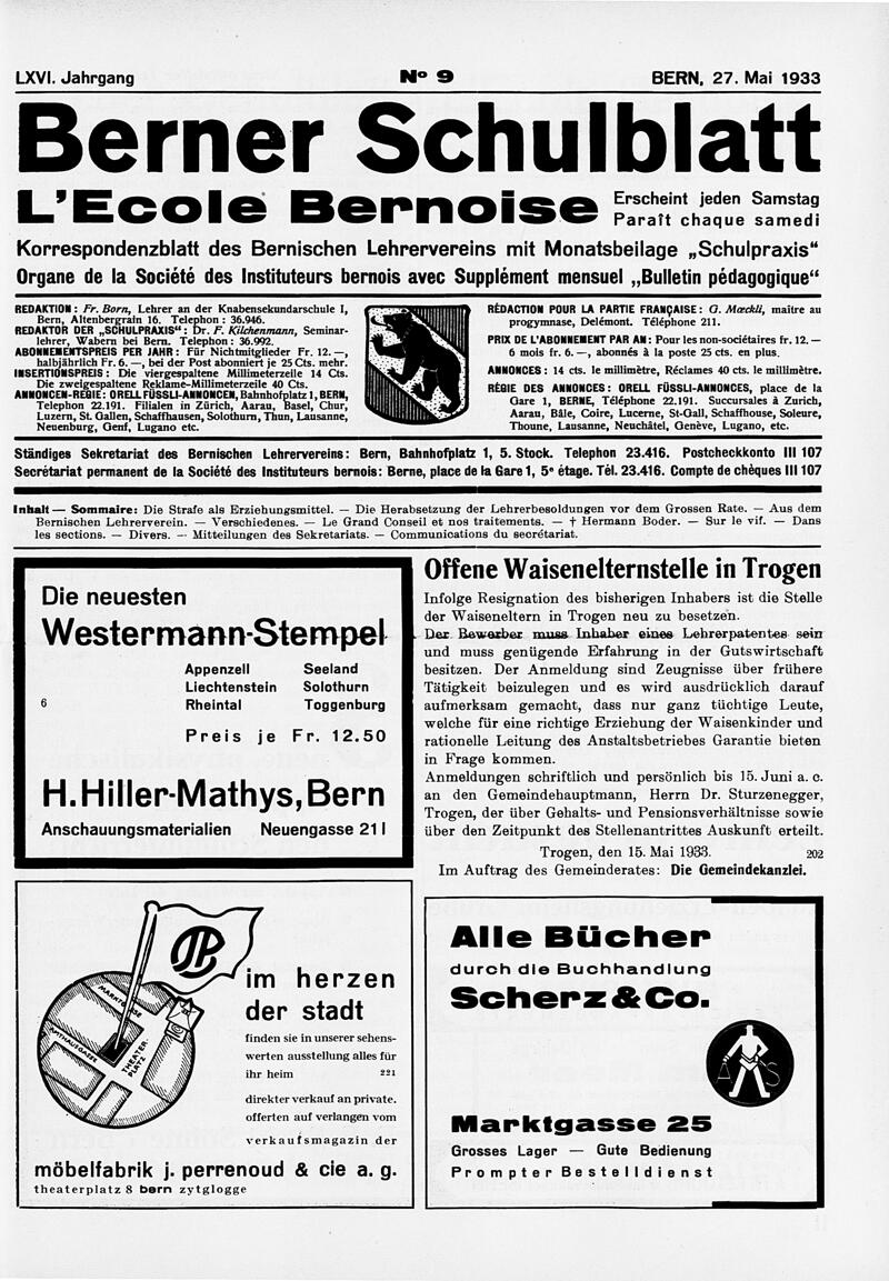 Buchumschlag - Heft 9