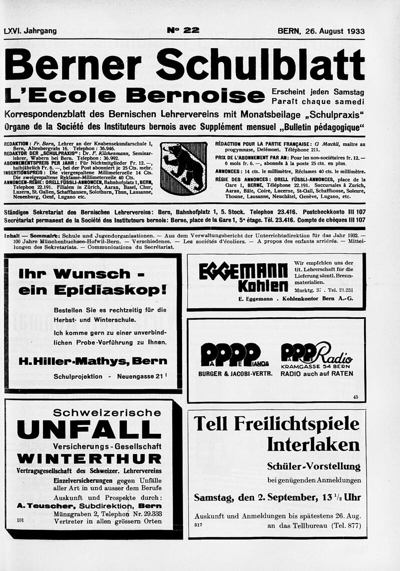 Buchumschlag - Heft 22