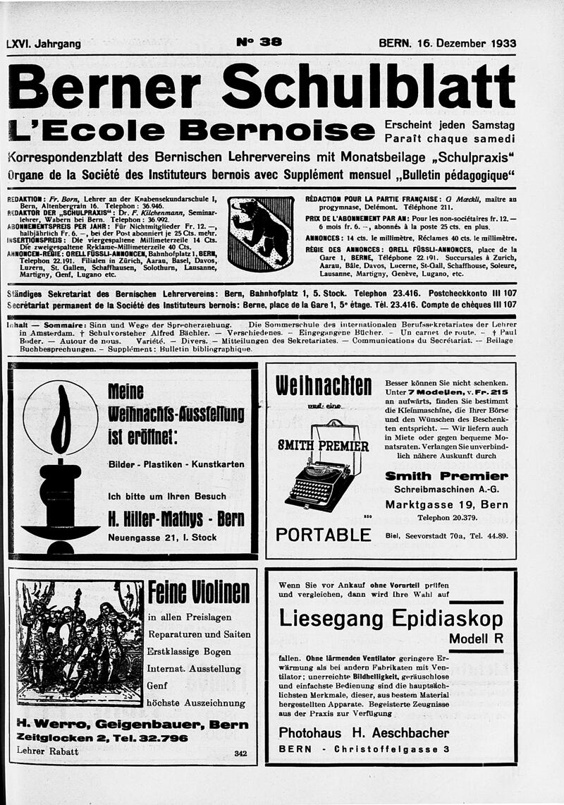 Buchumschlag - Heft 38