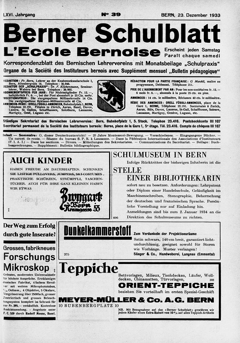 Buchumschlag - Heft 39