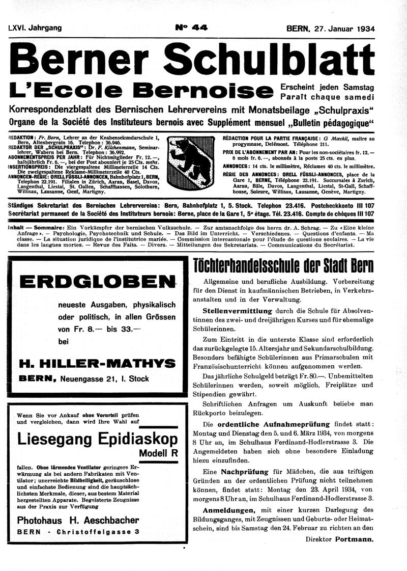 Buchumschlag - Heft 44