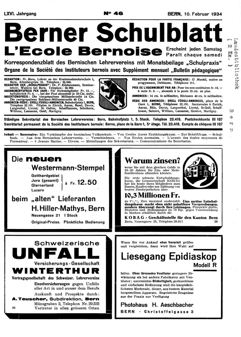 Buchumschlag - Heft 46