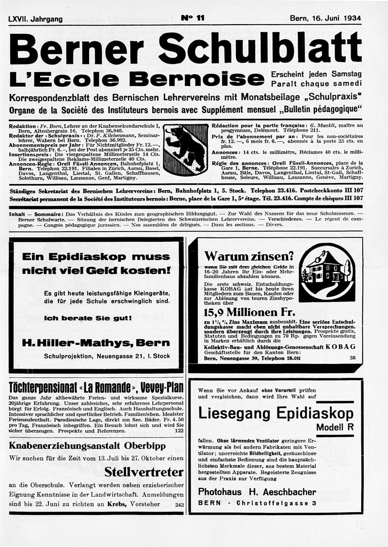 Buchumschlag - Heft 11