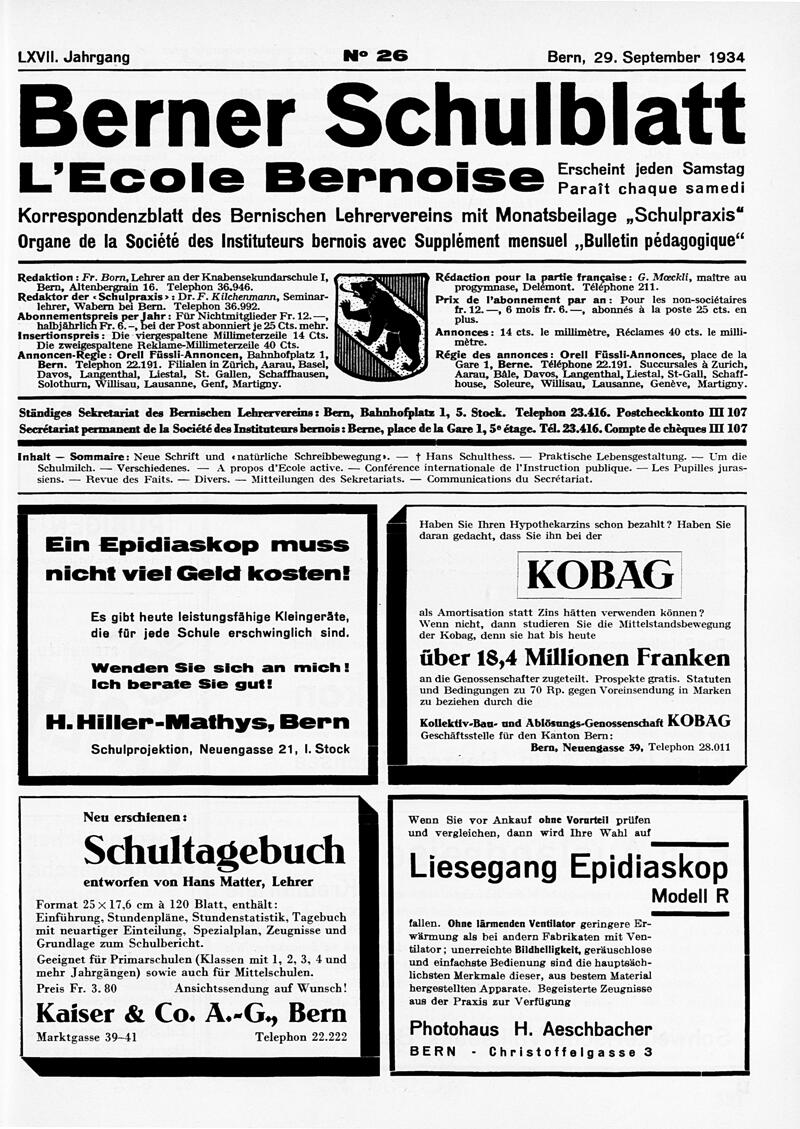 Buchumschlag - Heft 26