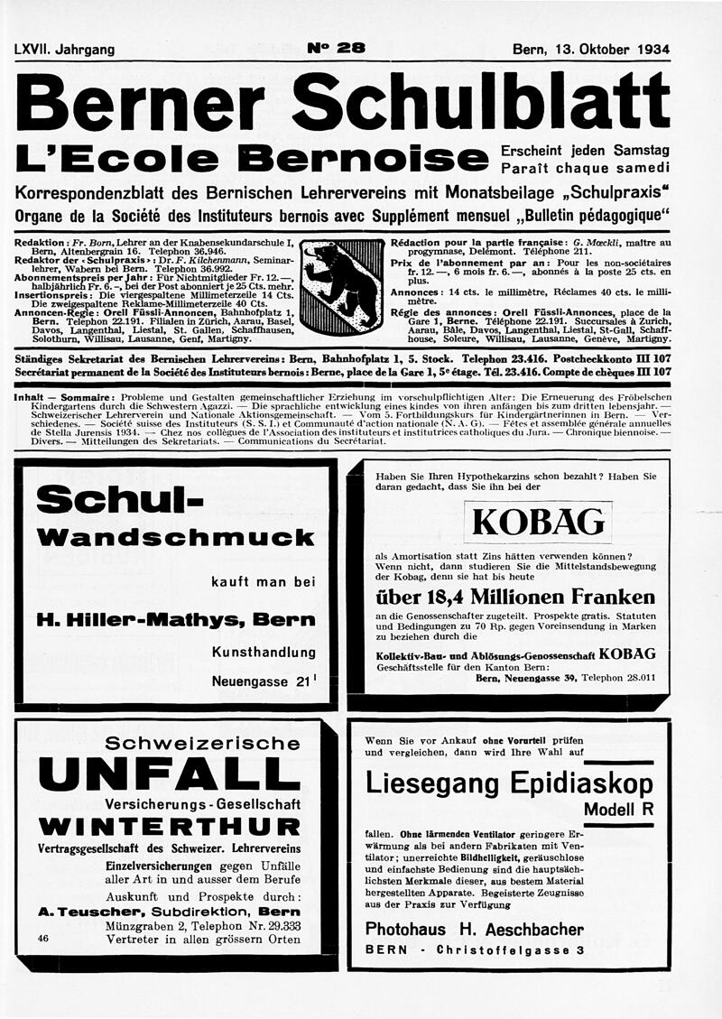 Buchumschlag - Heft 28