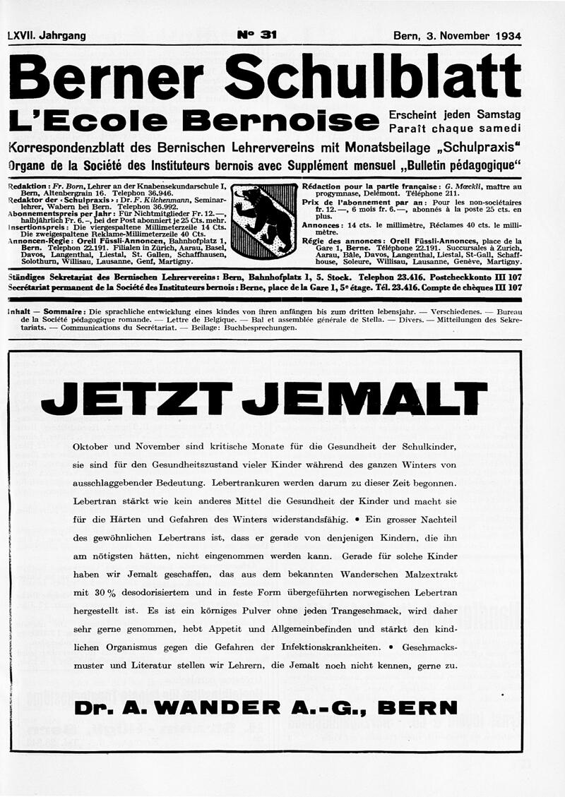 Buchumschlag - Heft 31