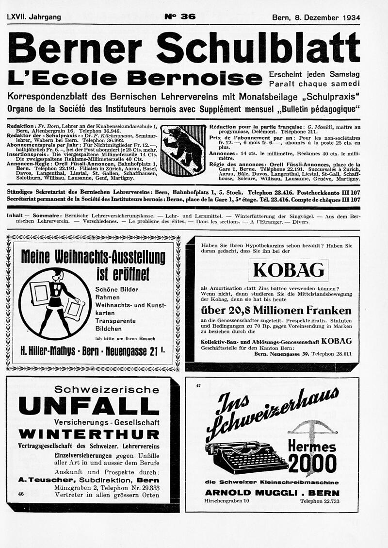 Buchumschlag - Heft 36