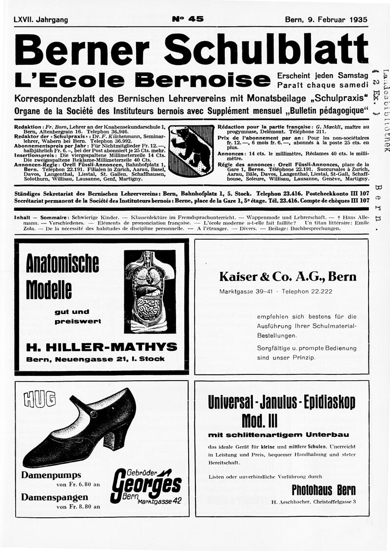 Buchumschlag - Heft 45