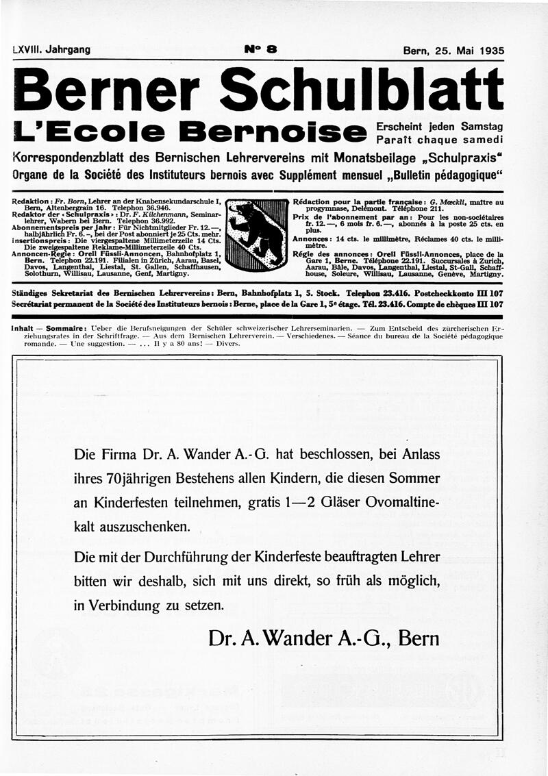 Buchumschlag - Heft 8