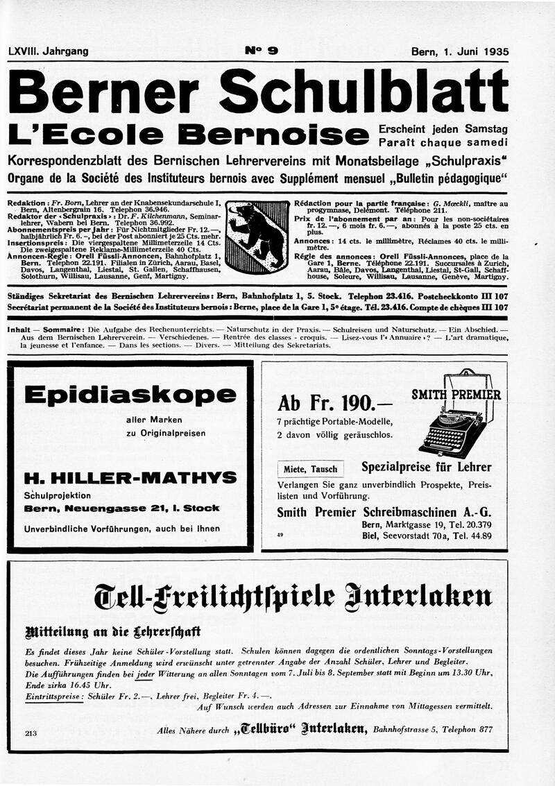 Buchumschlag - Heft 9