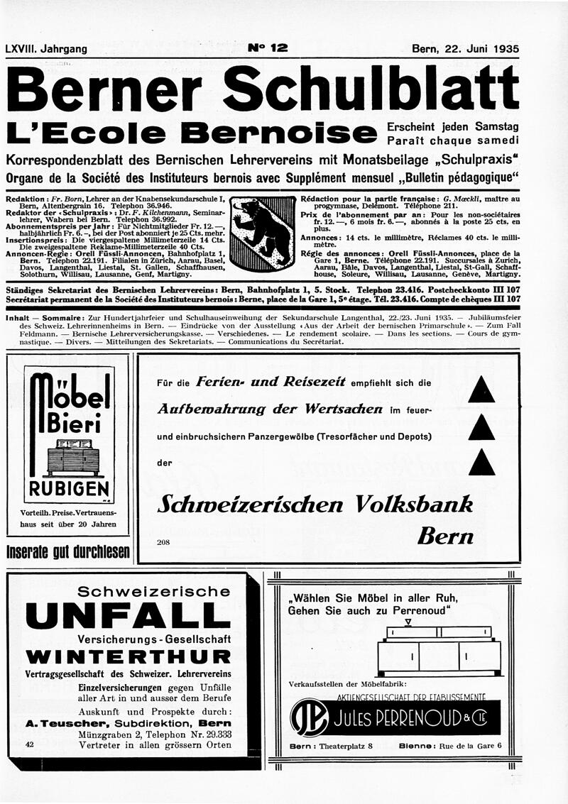 Buchumschlag - Heft 12