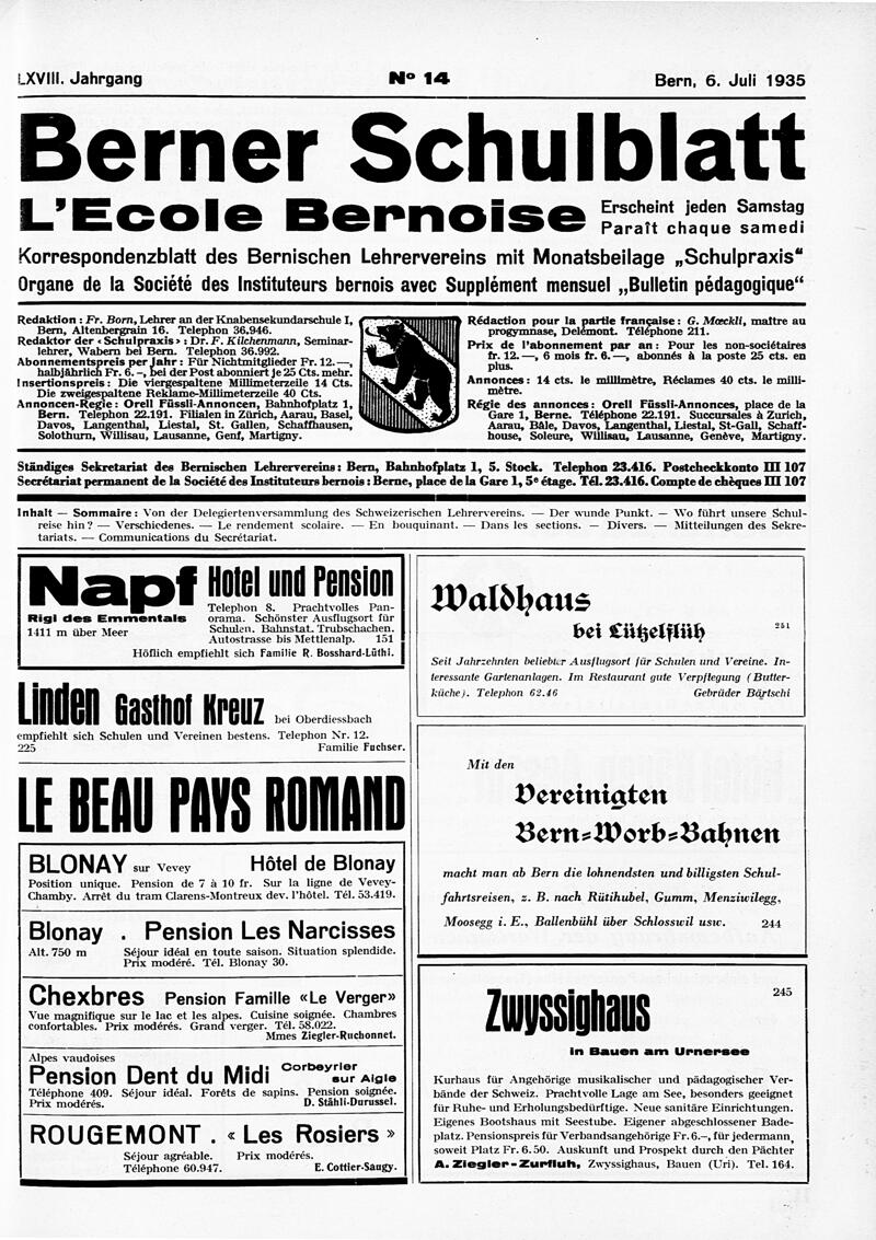 Buchumschlag - Heft 14