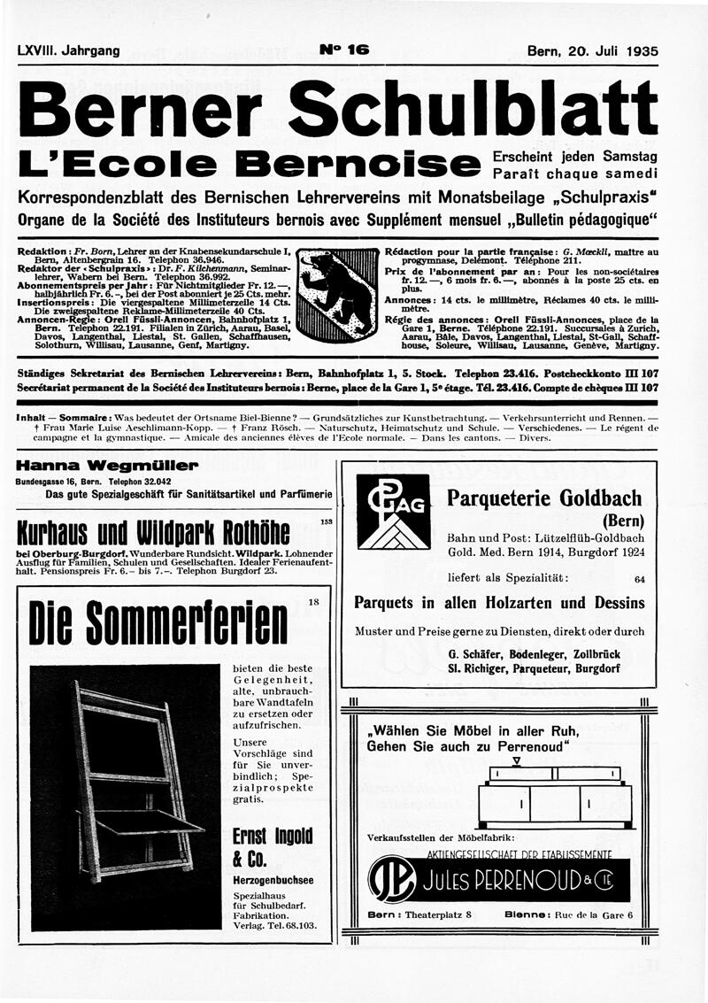 Buchumschlag - Heft 16