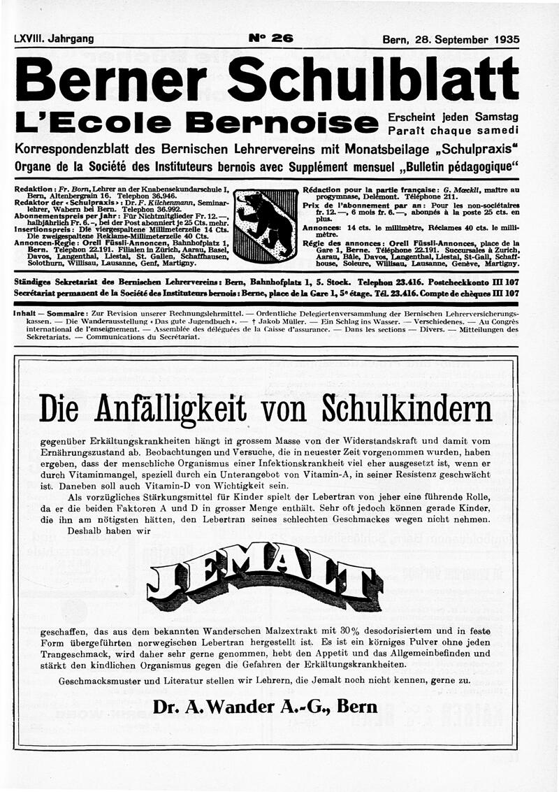 Buchumschlag - Heft 26