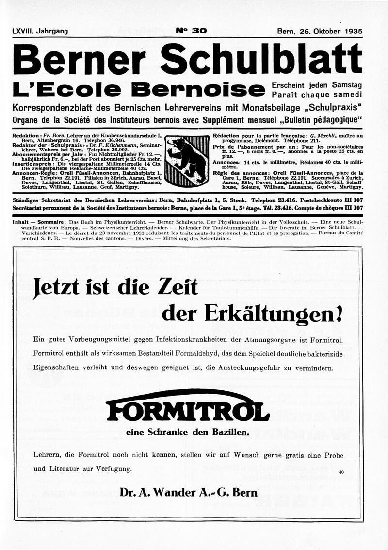 Buchumschlag - Heft 30