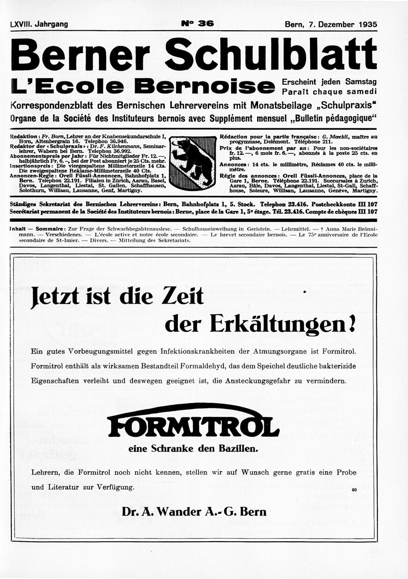 Buchumschlag - Heft 36