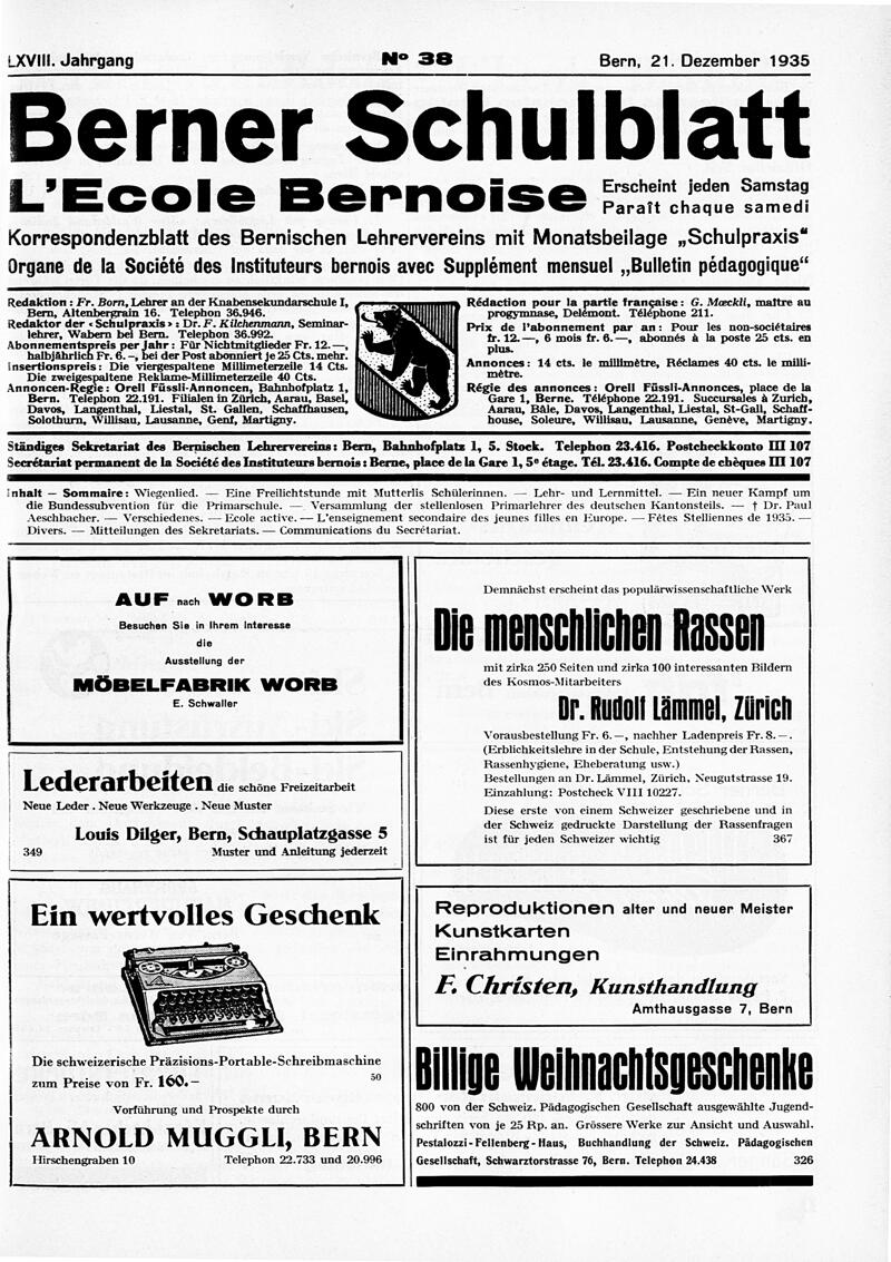 Buchumschlag - Heft 38