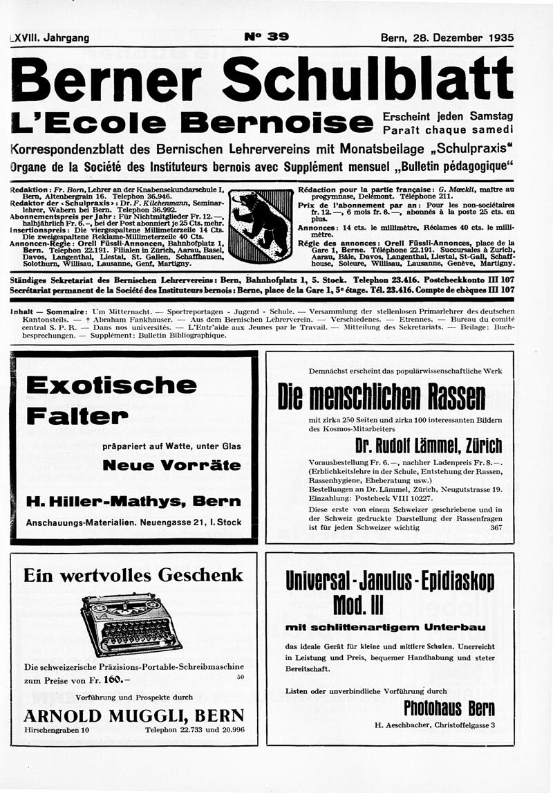 Buchumschlag - Heft 39