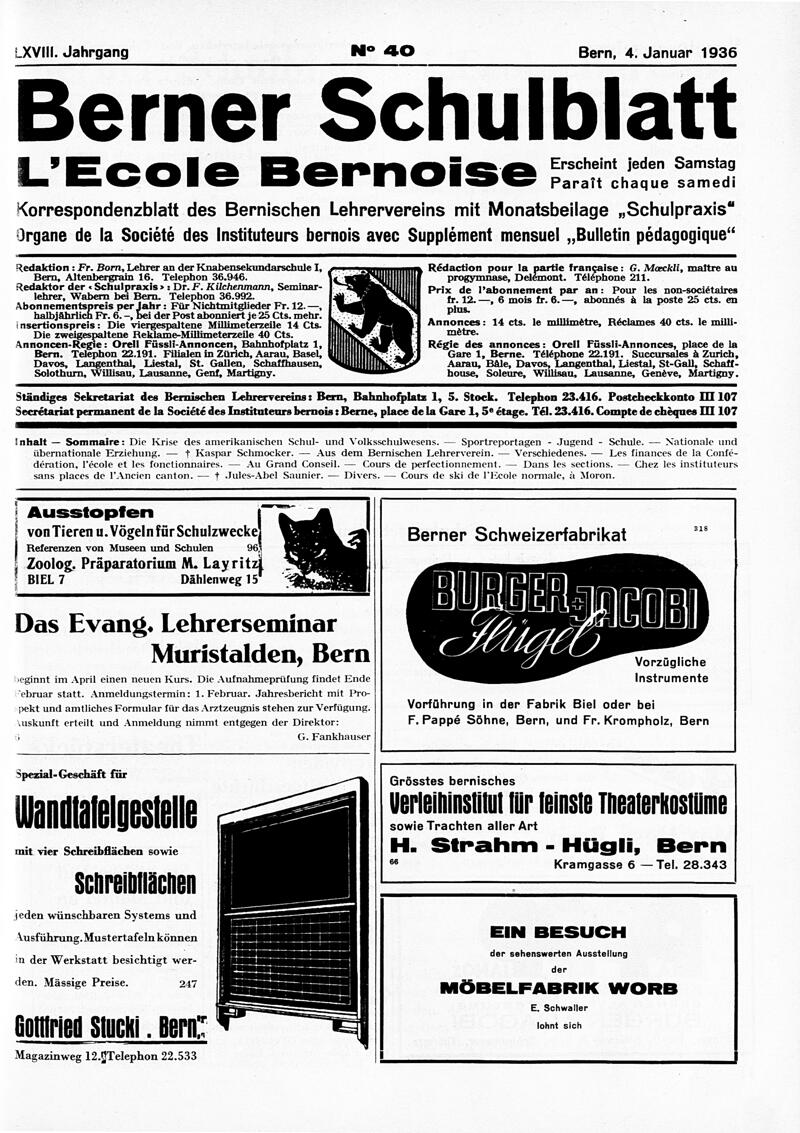 Buchumschlag - Heft 40