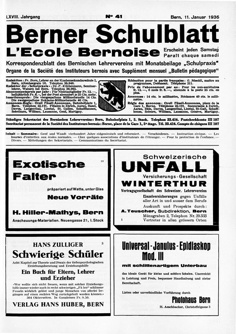 Buchumschlag - Heft 41