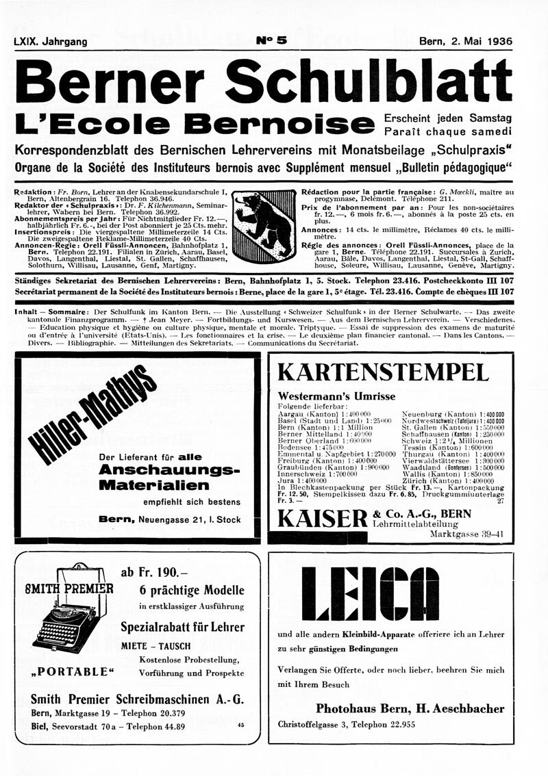 Buchumschlag - Heft 5