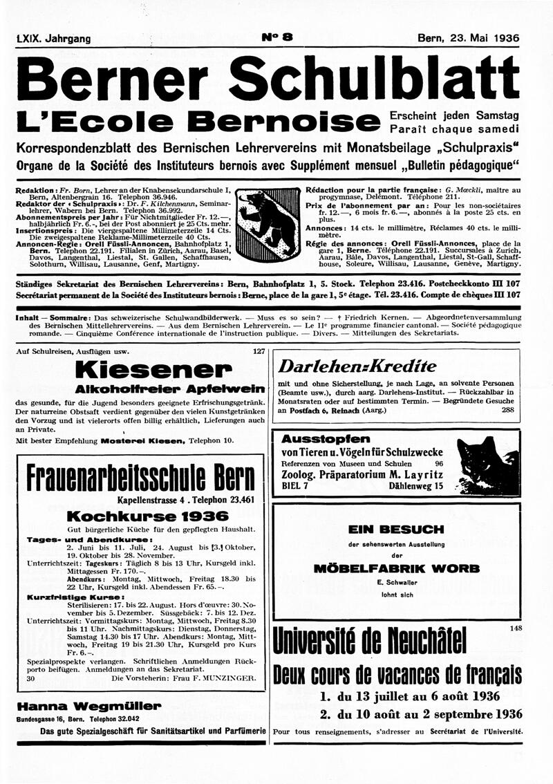 Buchumschlag - Heft 8