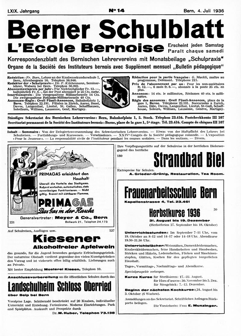 Buchumschlag - Heft 14