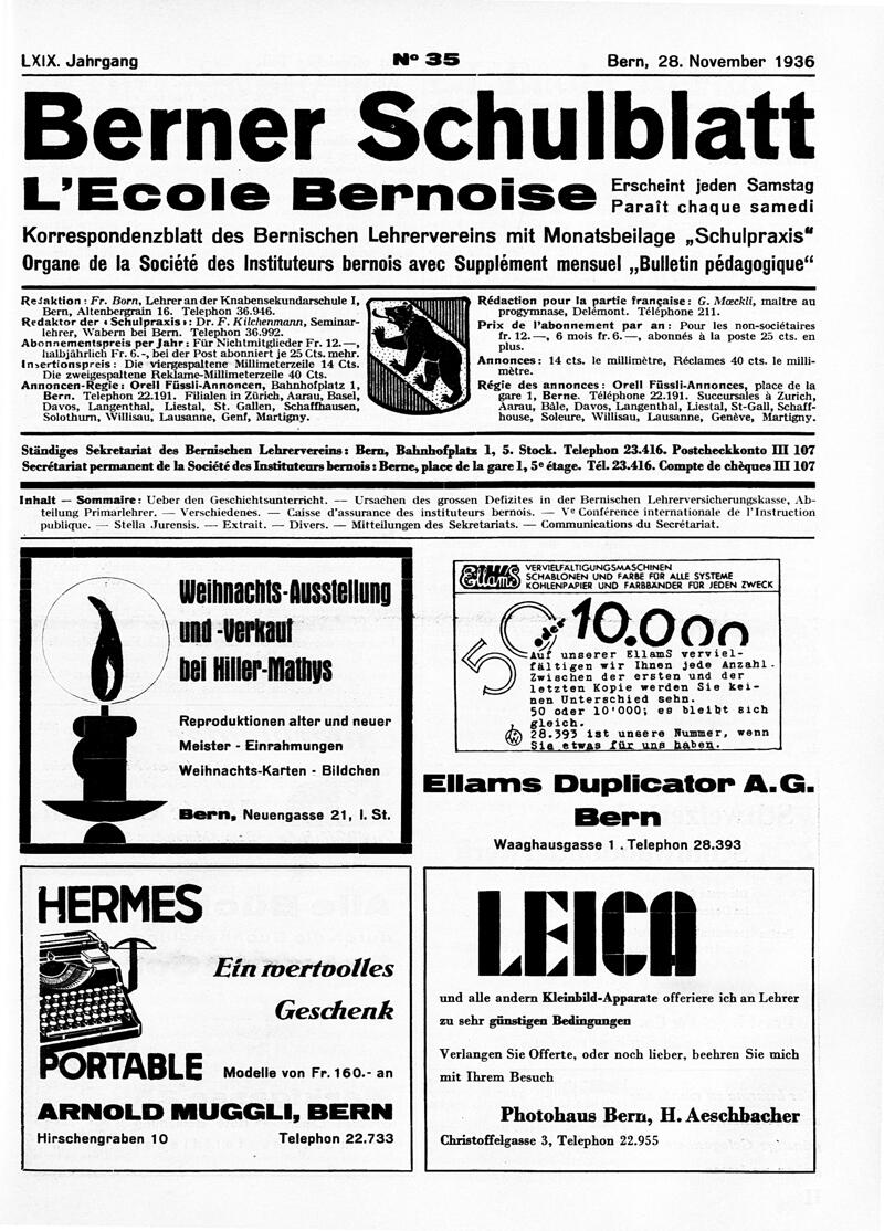 Buchumschlag - Heft 35