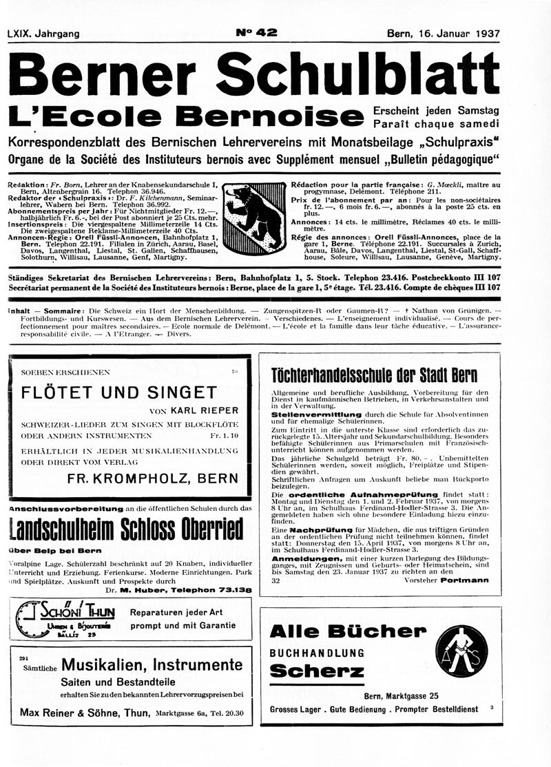 Buchumschlag - Heft 42