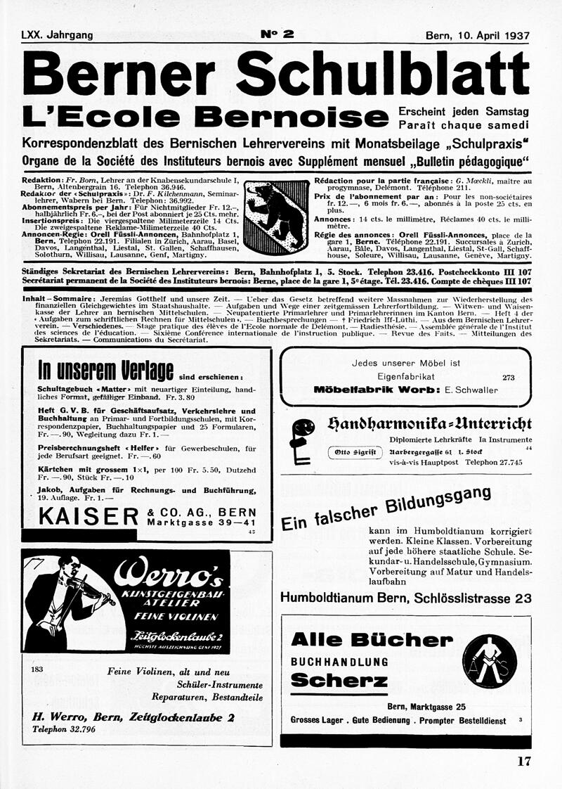 Buchumschlag - Heft 2