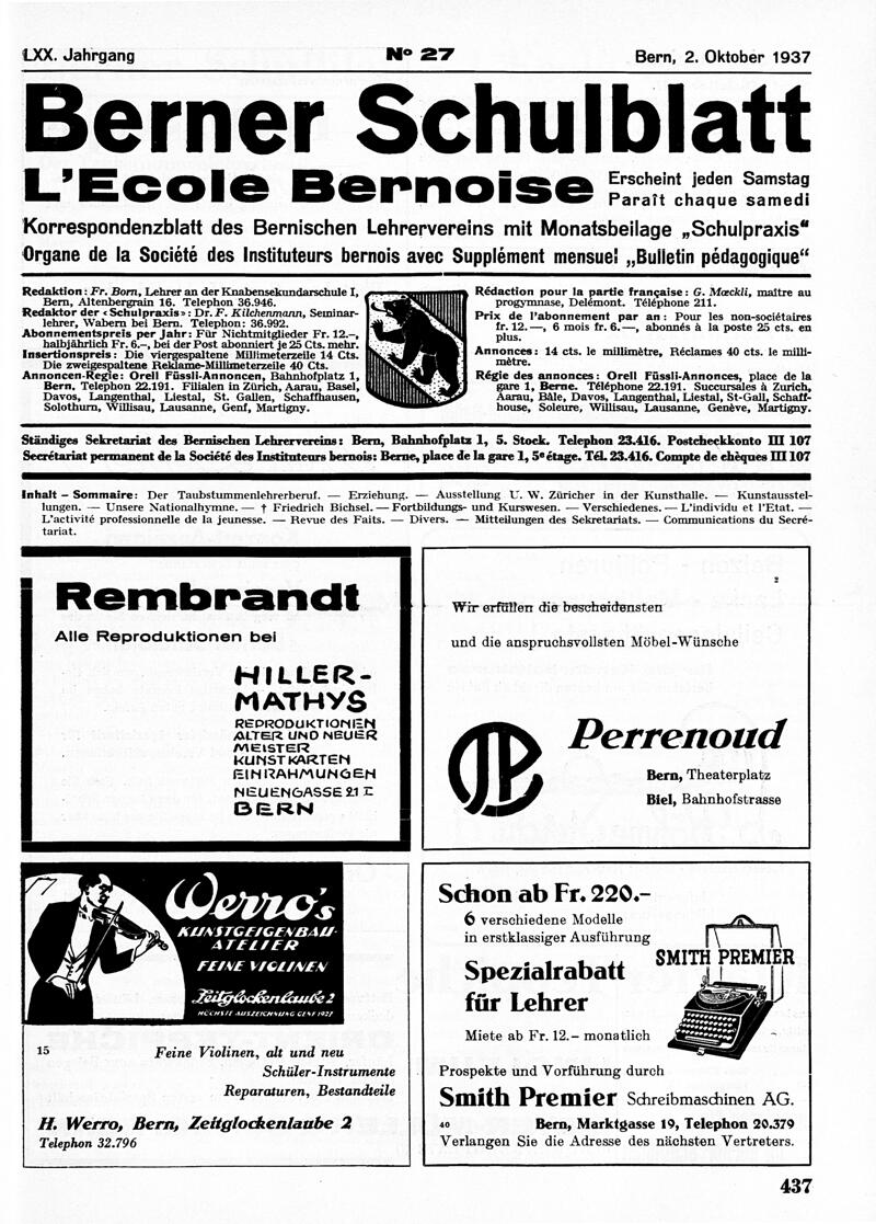 Buchumschlag - Heft 27