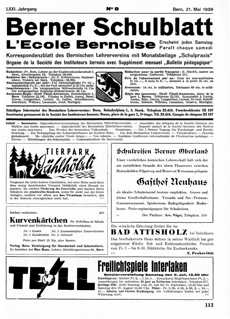 Buchumschlag - Heft 8