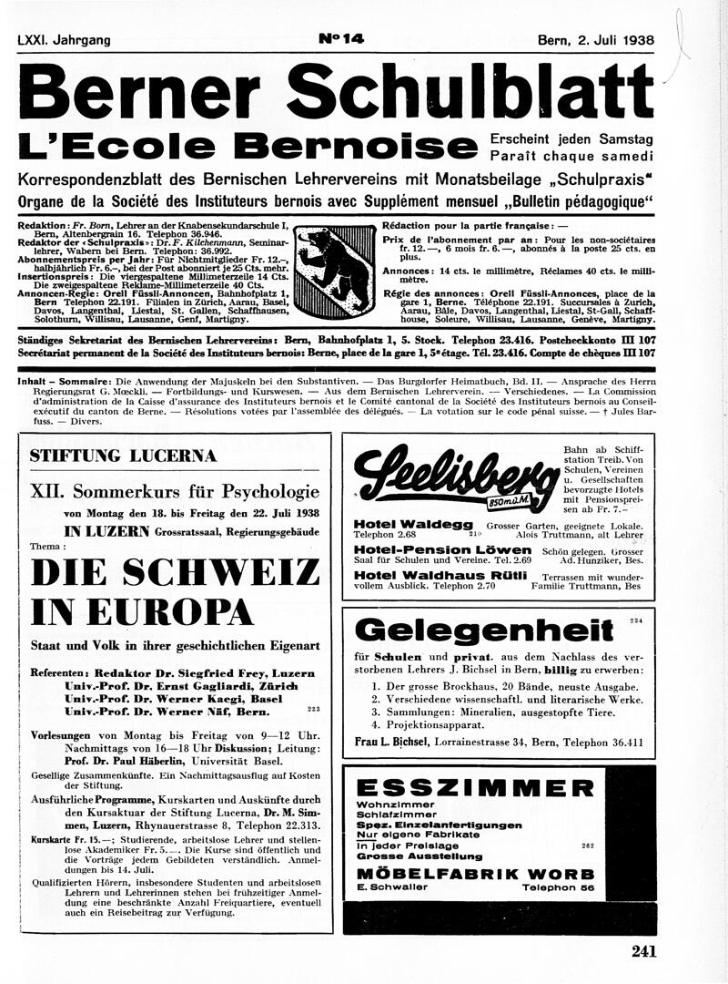 Buchumschlag - Heft 14