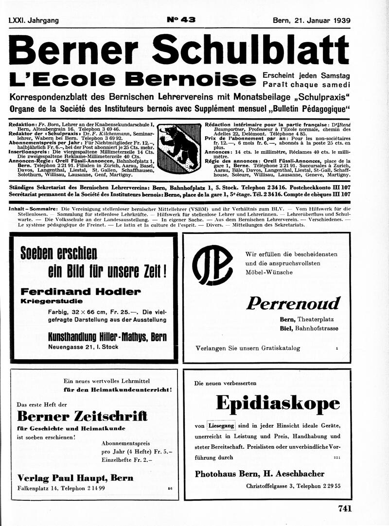 Buchumschlag - Heft 43