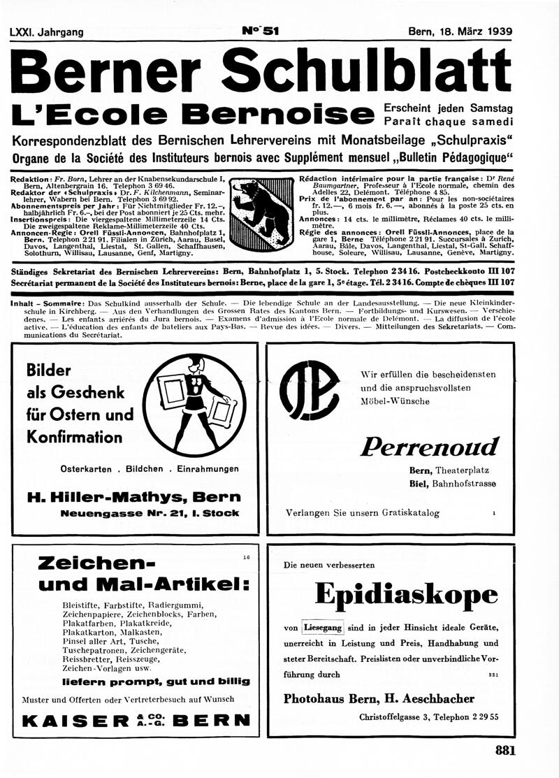 Buchumschlag - Heft 51