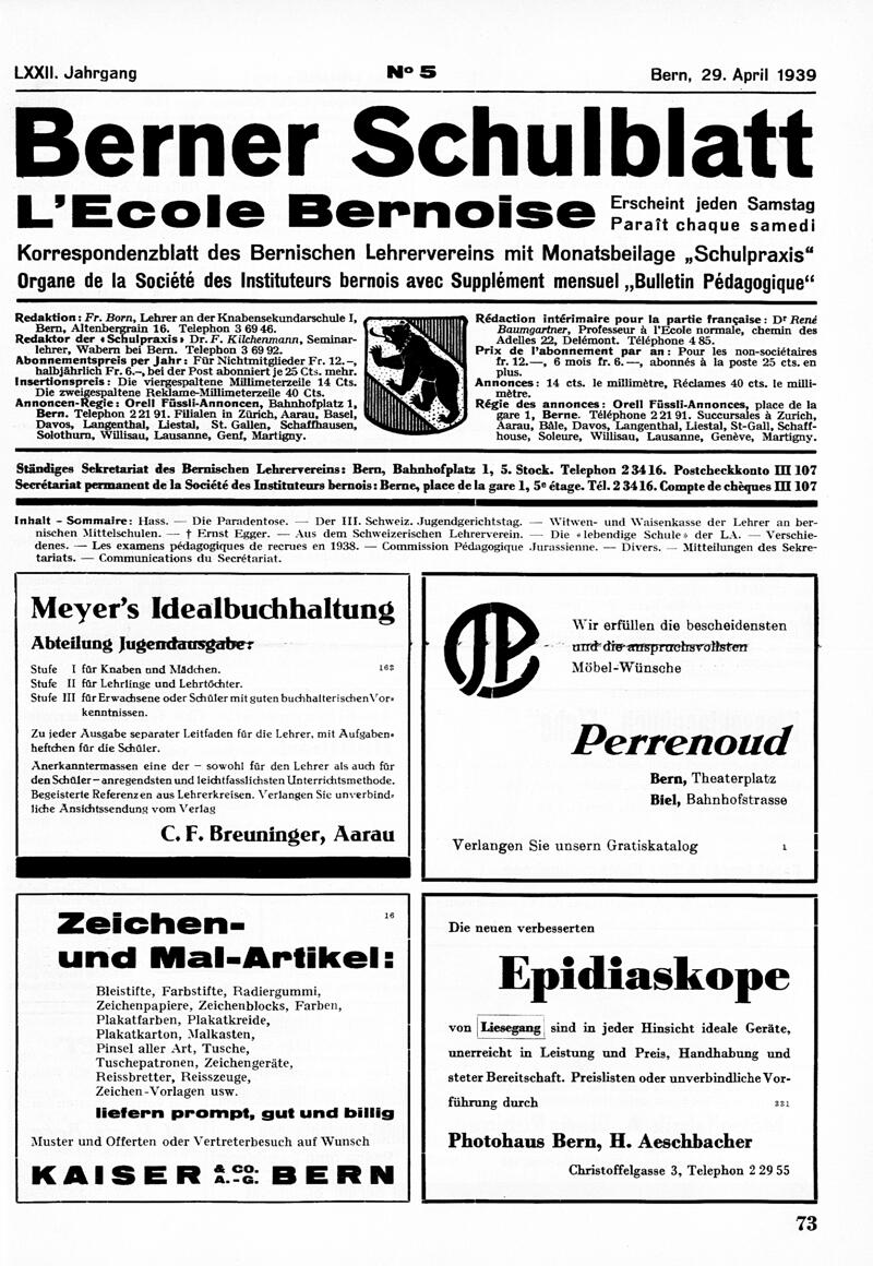 Buchumschlag - Heft 5