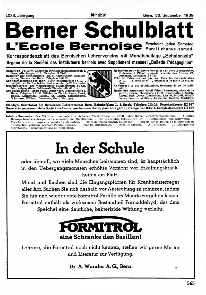 Buchumschlag - Heft 27