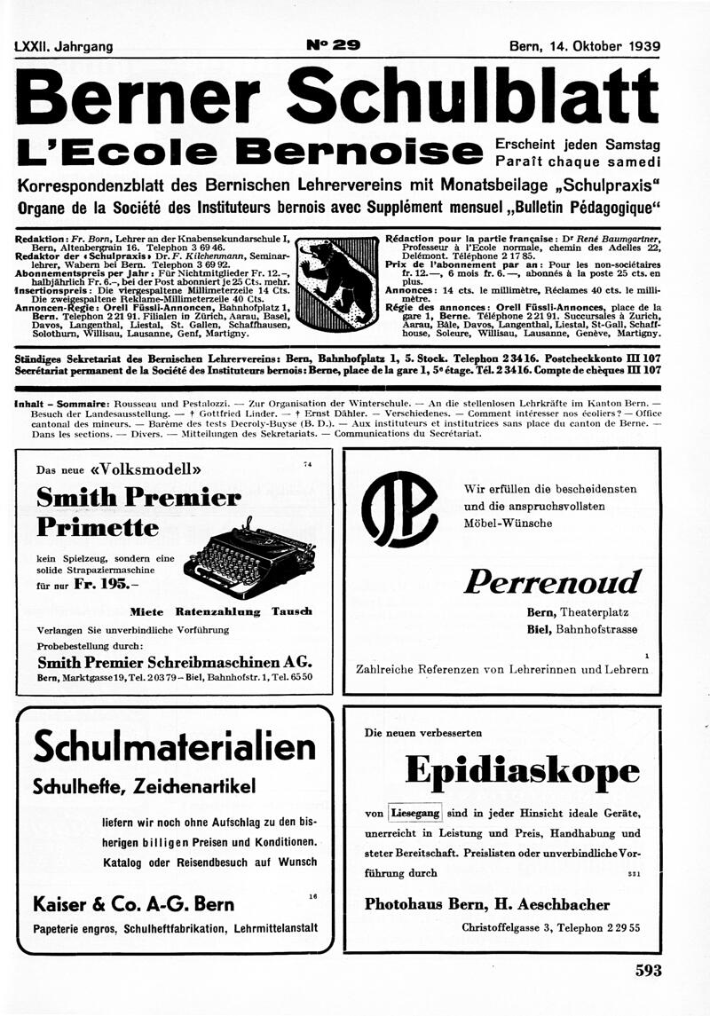 Buchumschlag - Heft 29