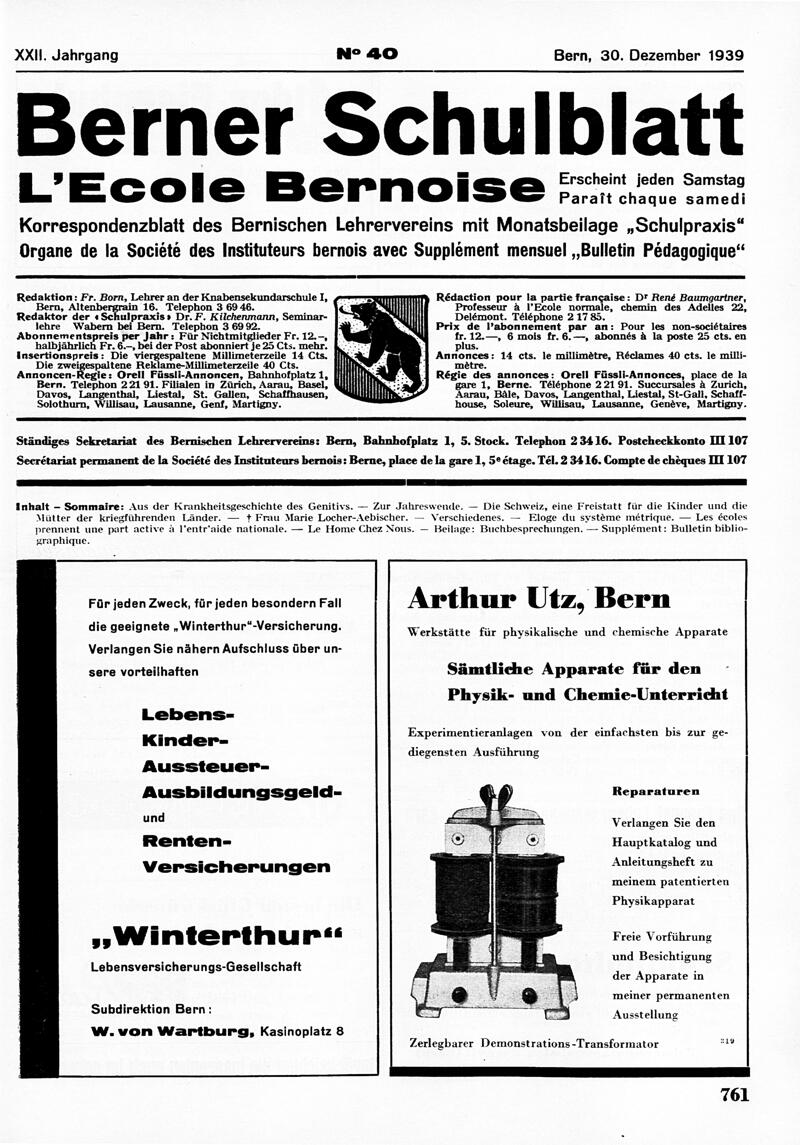 Buchumschlag - Heft 40