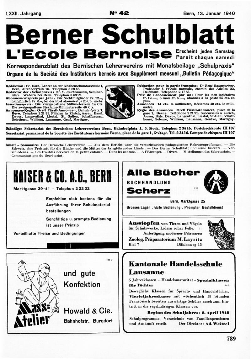 Buchumschlag - Heft 42