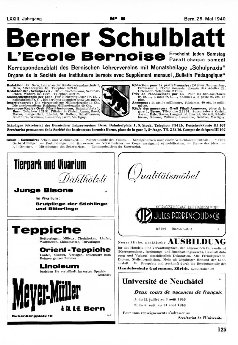 Buchumschlag - Heft 8